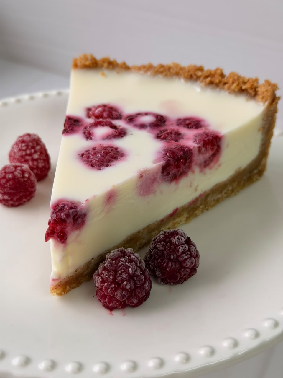 Kuchen de Yogurt y Frambuesa